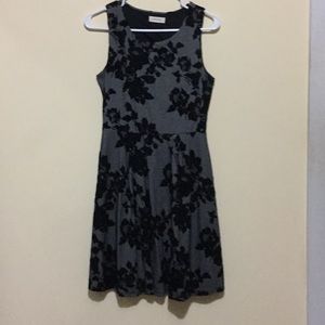 Black and gray dress